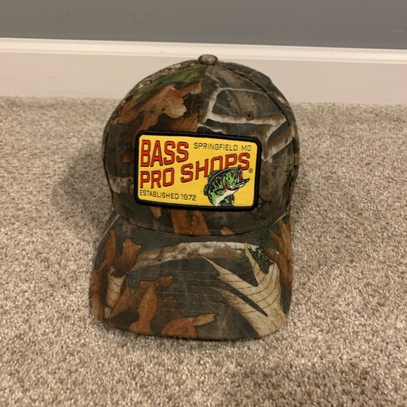 Bass Pro Camo Trucker Hat - Picture 1 of 2
